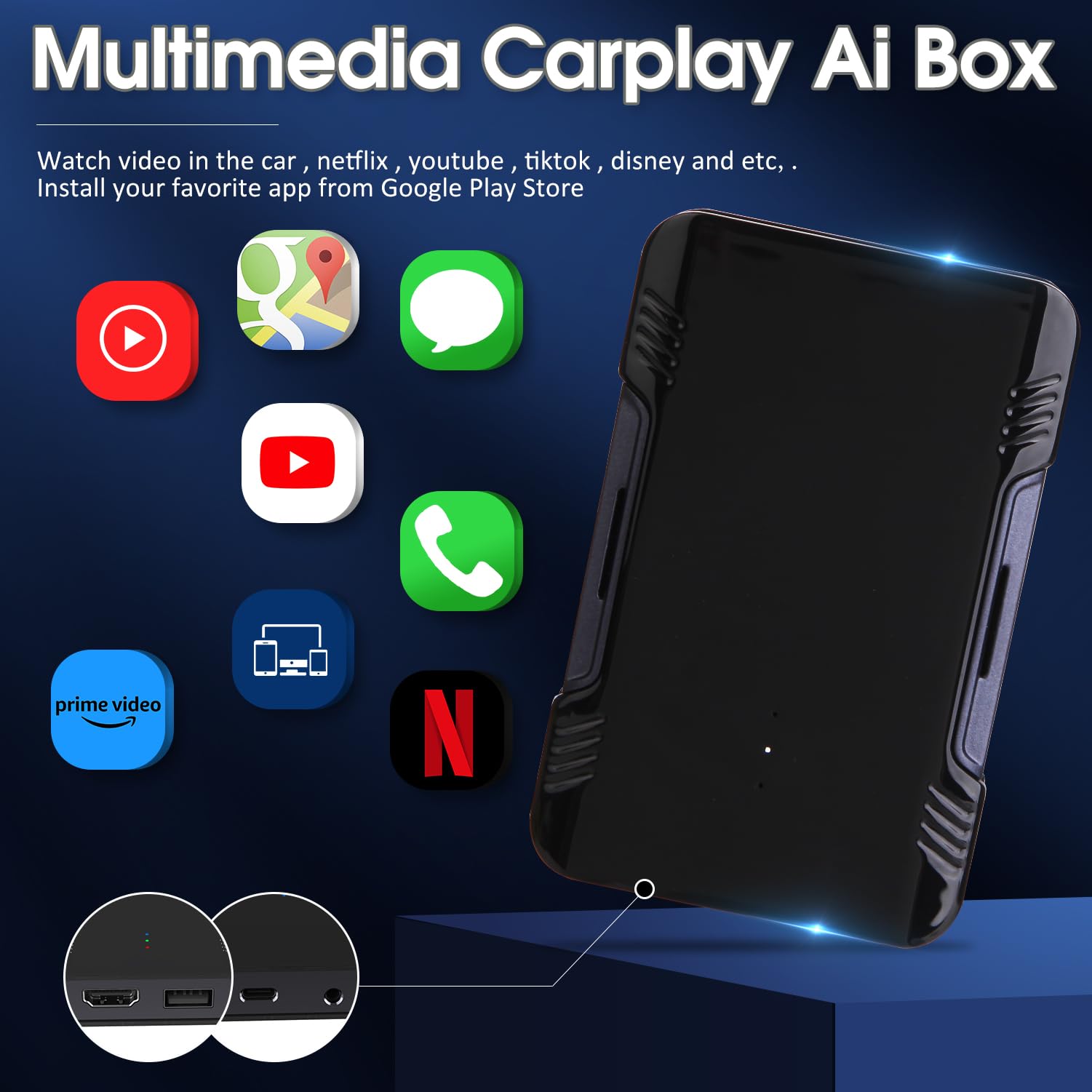 Amazon.com: Magic CarPlay Box 3.0 Max, CarPlay AI Box Support